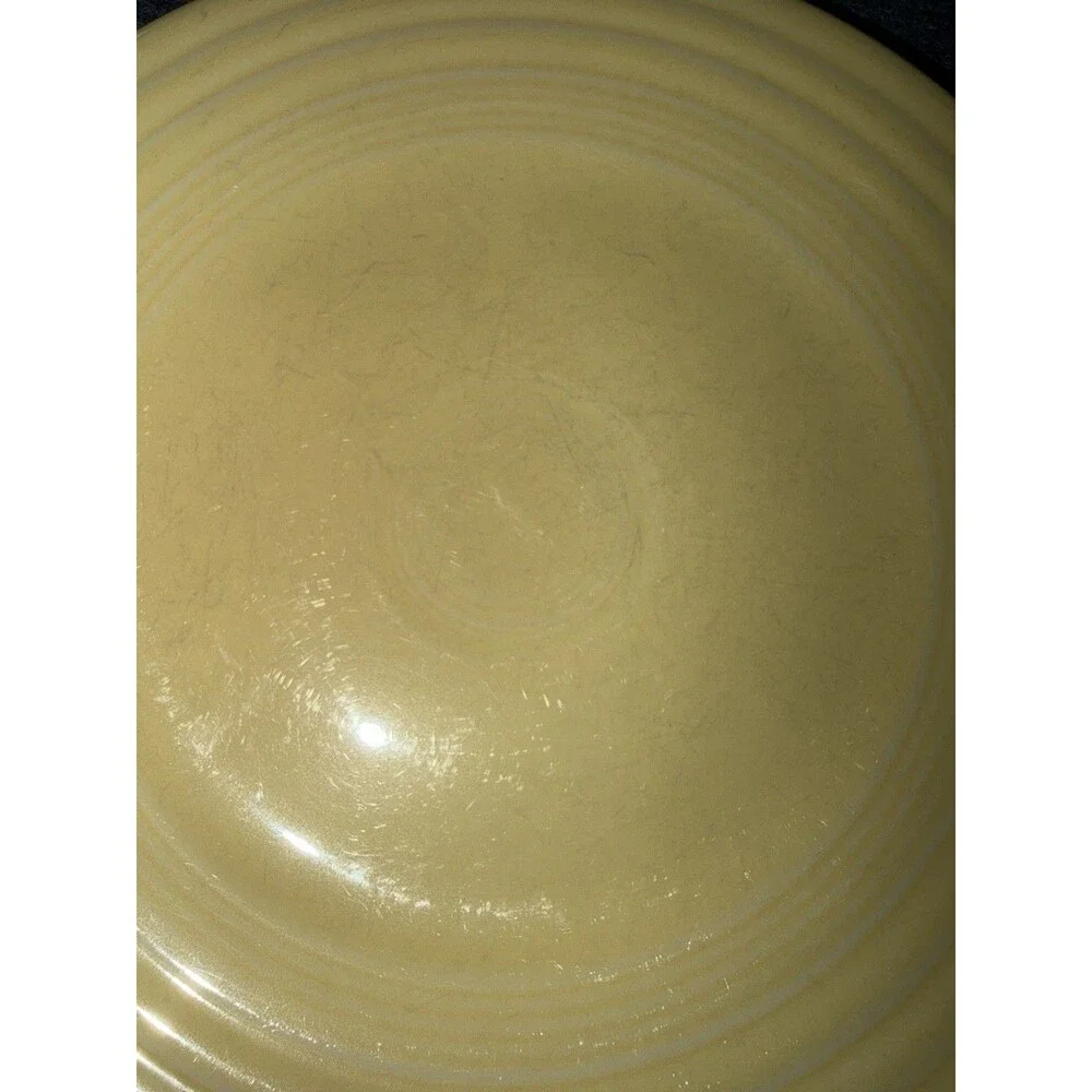 Homer Laughlin  Fiesta Yellow  Mixed Size Plate Set  2 Salad 3 Dessert